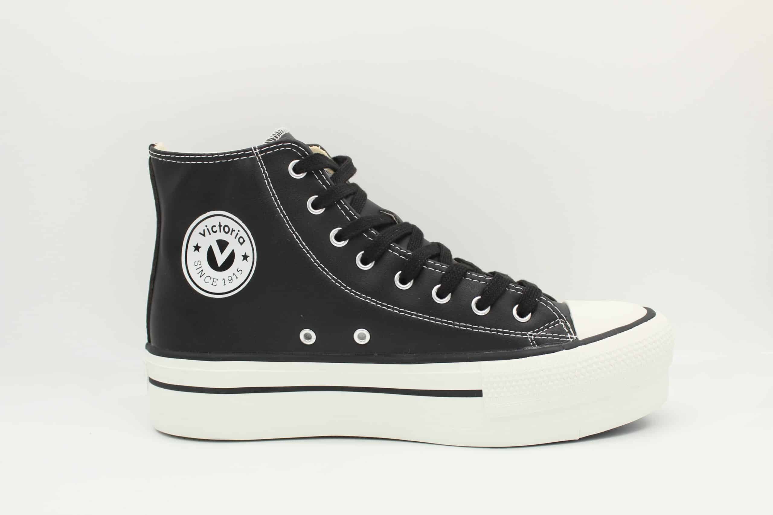 Victoria Tribu Doble Botin Piel Vegano, Basket Femme