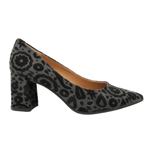 Zapato salón diseño gris Pedro Miralles
