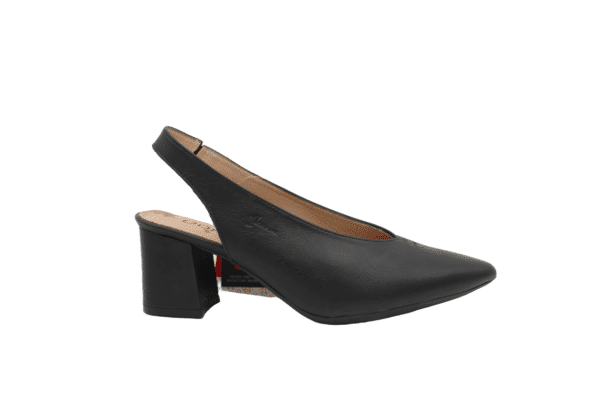 Zapato Salón Negro Dorking sin talón