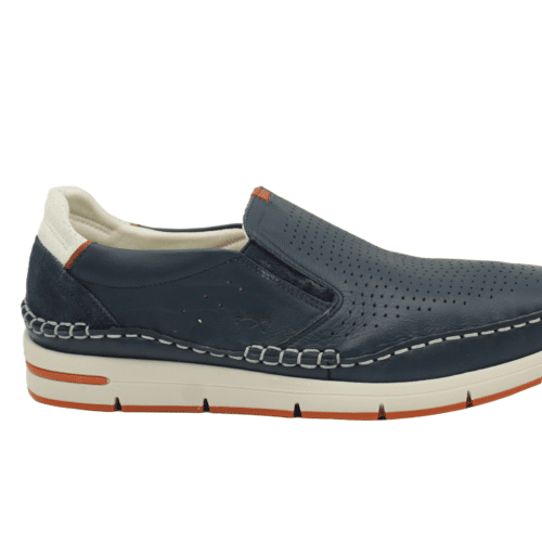 Mocasín Calado Fluchos Azul Marino