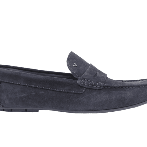 Mocasín Ante Azul Marino Martinelli