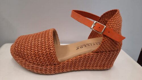 Sandalia Pitillos Naranja
