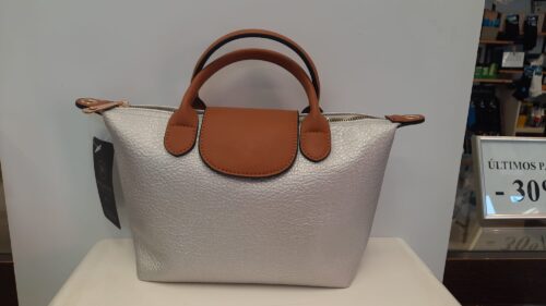 Bolso Plata mediano