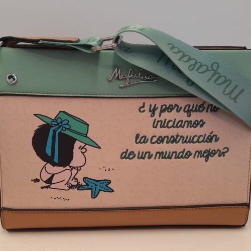 Bolso Mafalda Verde turquesa pequeño