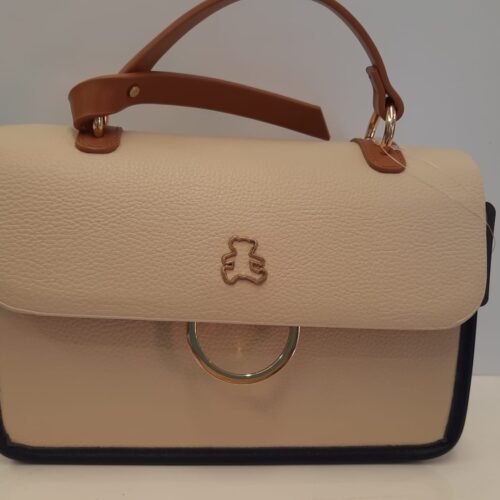 Bolso Cuero-Beige