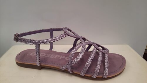 Sandalia Giosseppo Metal Violeta