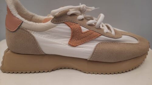 Zapatilla Victoria Melocotón Serraje-Nylon