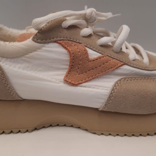 Zapatilla Victoria Melocotón Serraje-Nylon