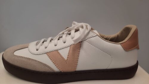 Zapatilla Victoria Rosa Serraje-Piel