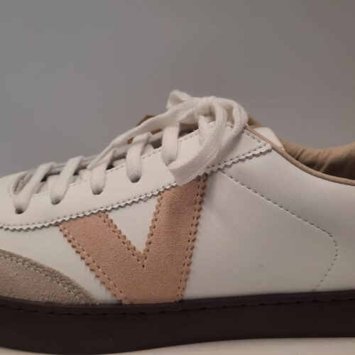 Zapatilla Victoria Rosa Serraje-Piel