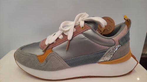 Zapatilla Giosseppo Retro Plata