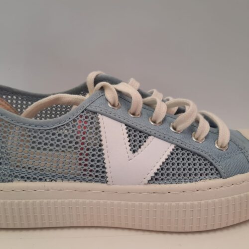 Zapatilla Victoria Rejilla Azul