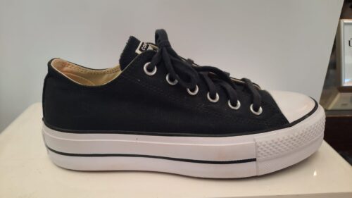 Zapatilla Converse Negra Plataforma