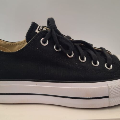 Zapatilla Converse Negra Plataforma